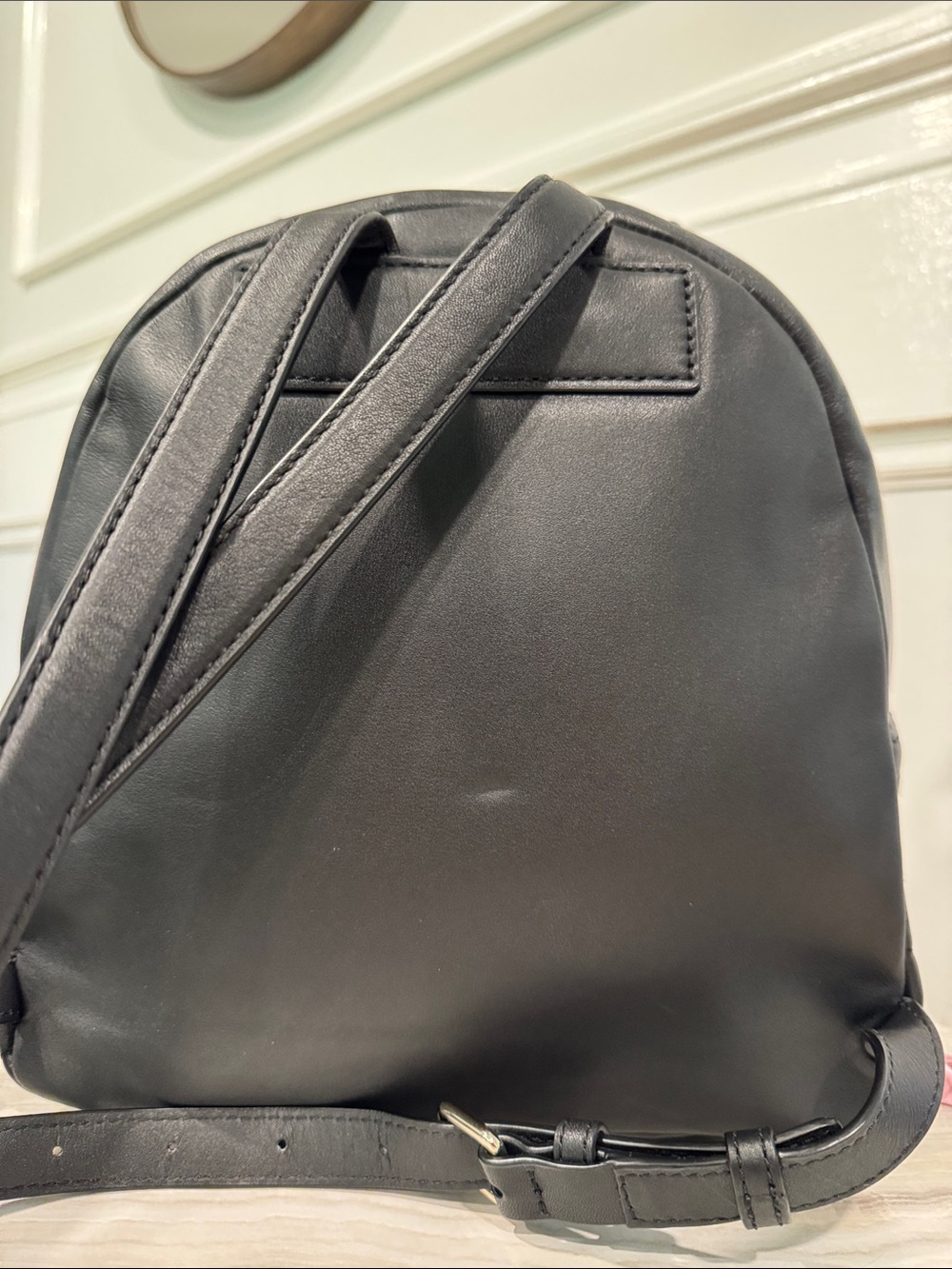 kate spade Bag Reese Park Black Quilted Leather Backpack - Picture 8 of 17